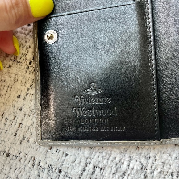 Vivienne Westwood wallet argyle EUC accessories blue and grey medium size - Picture 7 of 16